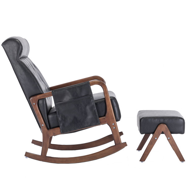 Isabelle & Max™ Rocking Chair With Ottoman Wayfair